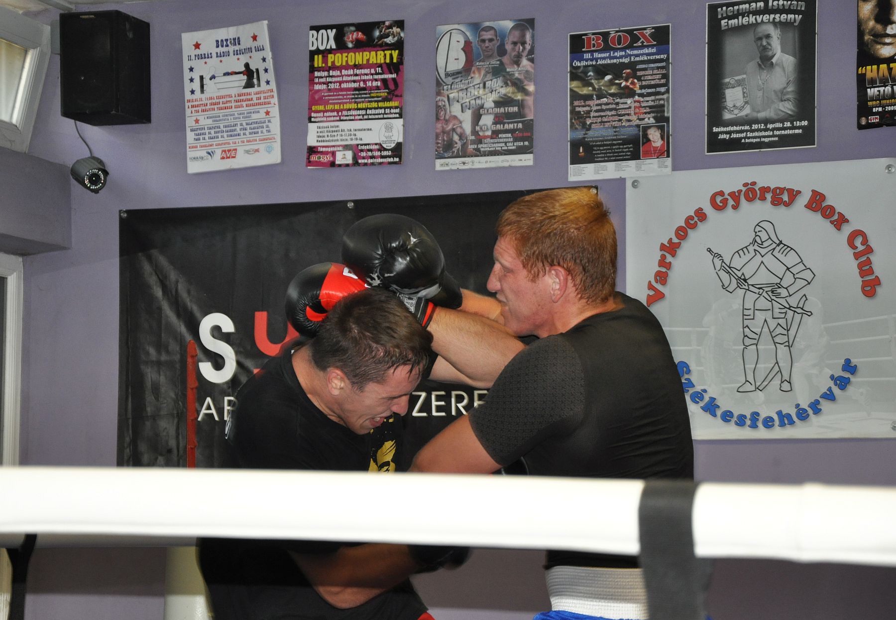 Verseny-felkészülés a Varkocs György Box Clubnál